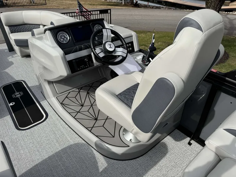 Slide: The Image of Interior of Harris Grand Mariner 230 boat, model year 2025. - 19