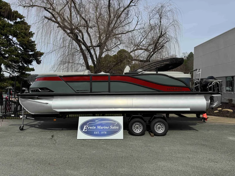 Slide: The Image of 2025 Harris Grand Mariner 230 pontoon boat at Erwin Marine Sales. - 39