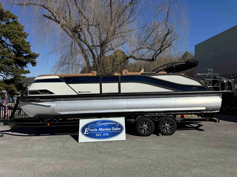 The Image of 2025 Harris Grand Mariner 250 pontoon boat at Erwin Marine Sales. - 1