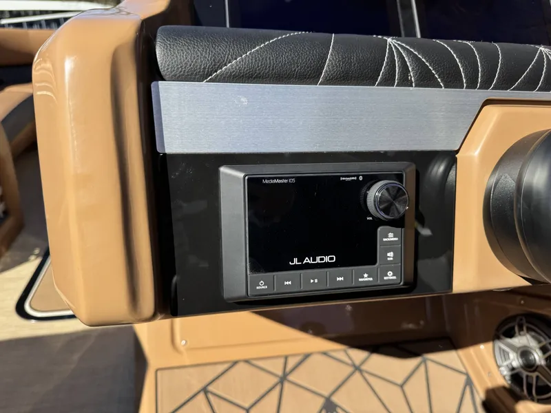Slide: The Image of JL Audio system in 2025 Harris Grand Mariner 250. - 19
