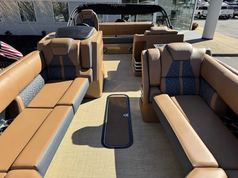 Slide: The Image of Interior of the 2025 Harris Grand Mariner 250 pontoon boat. - 34