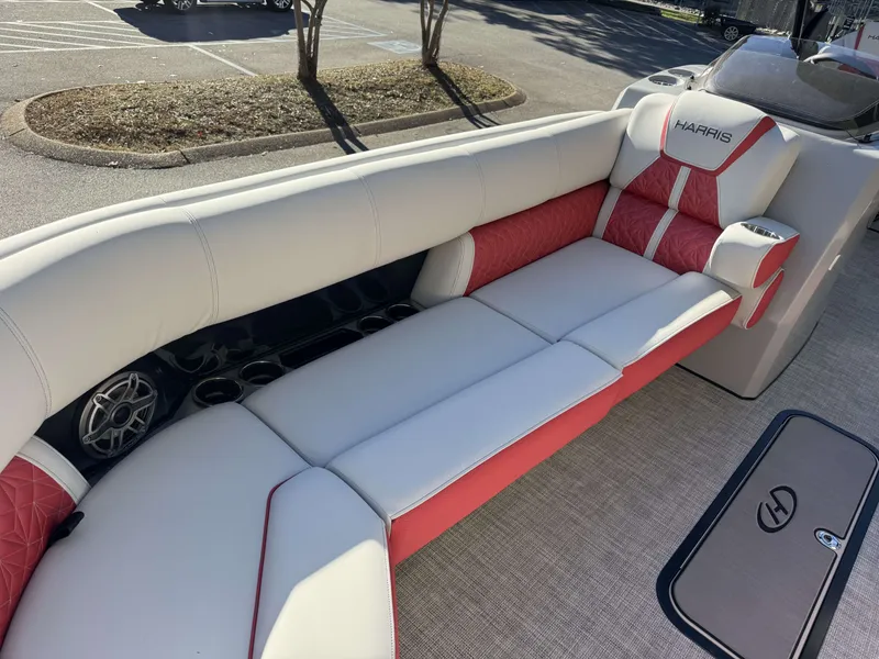 The Image of Luxurious seating in the 2024 Harris Grand Mariner 250 boat. - 6