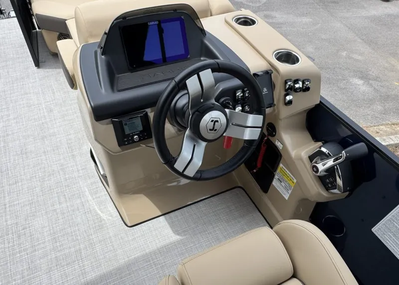 Slide: The Image of Interior view of Harris SUN 210 boat, model year 2025. - 10