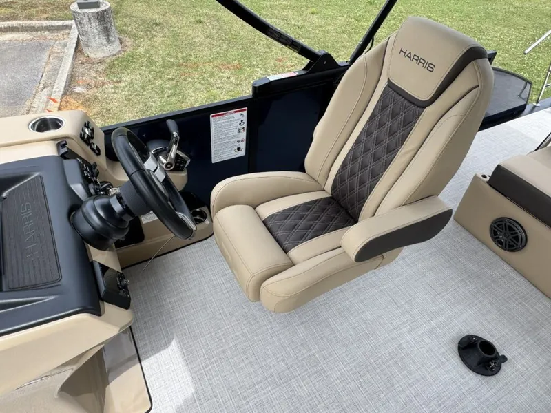 Slide: The Image of Luxurious seating in Harris SUN 210 boat, model 2025. - 7