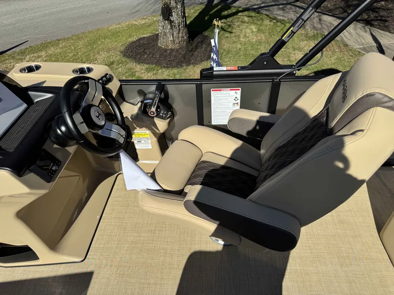Slide: The Image of Interior of a 2025 Harris SUN 250 boat. - 20