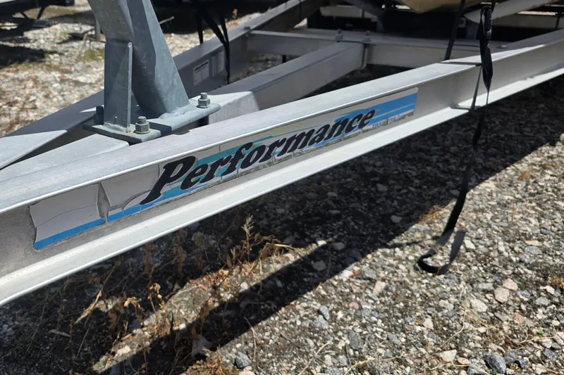 Slide: The Image of Trailer frame with "Performance" decal for 1999 Wellcraft 186 SS/S boat. - 11