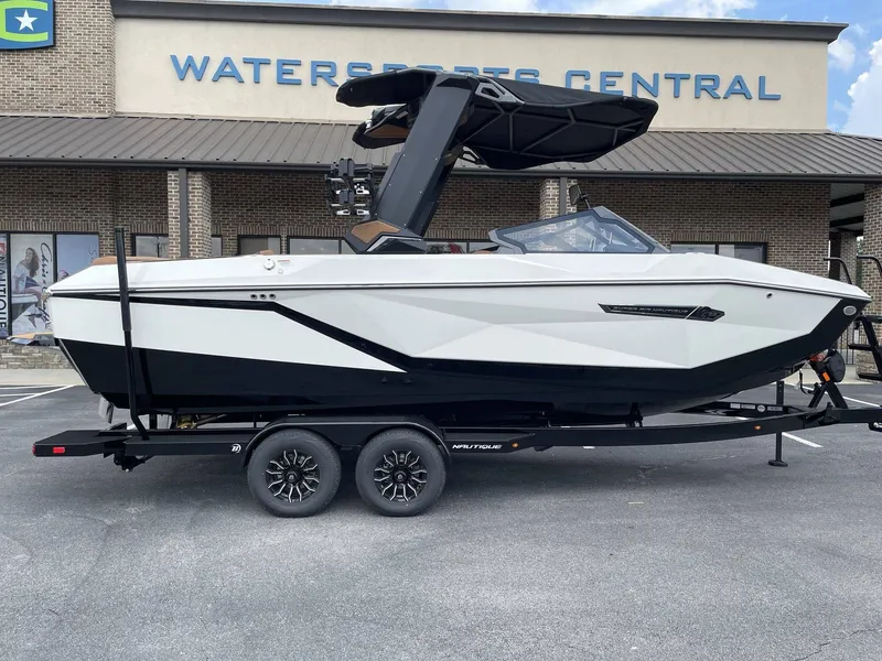 Slide: The Image of 2026 Nautique G23 boat at Watersports Central. - 4