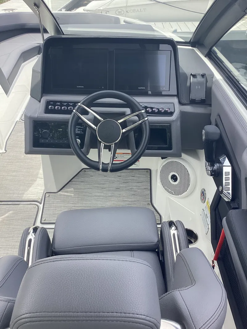 Slide: The Image of Interior of 2025 Cobalt R4 with modern helm station. - 8