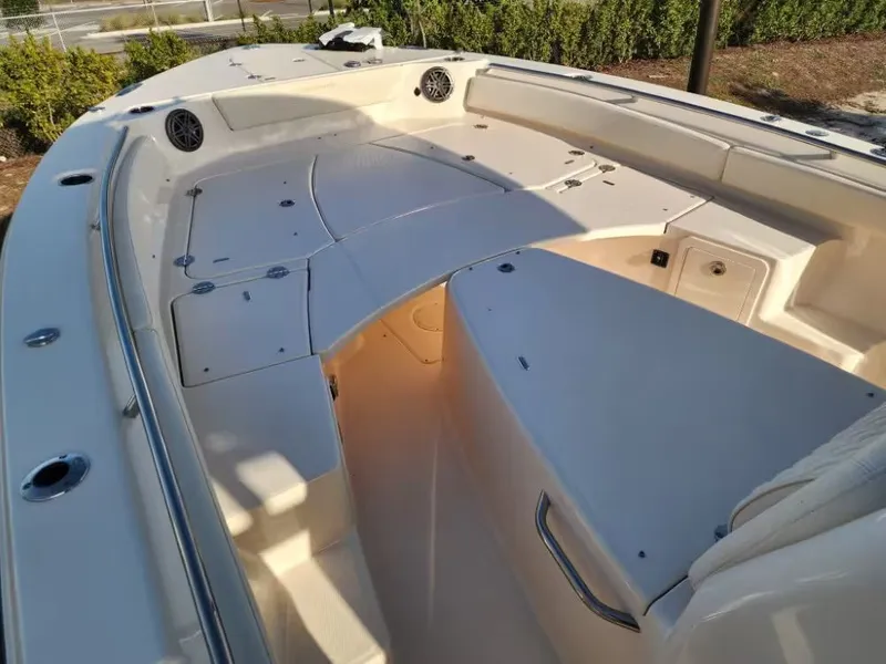 Slide: The Image of Interior view of the 2026 Grady-White 281 Coastal Explorer boat. - 12