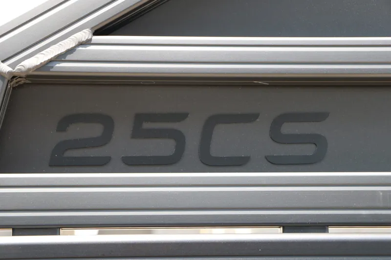 Slide: The Image of Close-up of Evotti 725 CS Arch Tri Toon 2026 lettering. - 23