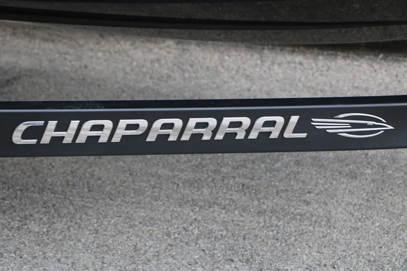 Slide: The Image of Chaparral 21 SSi 2026 logo on black background. - 15
