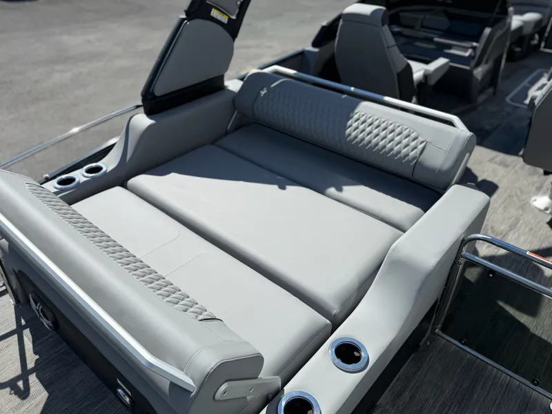 Slide: The Image of Luxurious gray lounge seating in Avalon 2585 Excalibur 2026. - 9