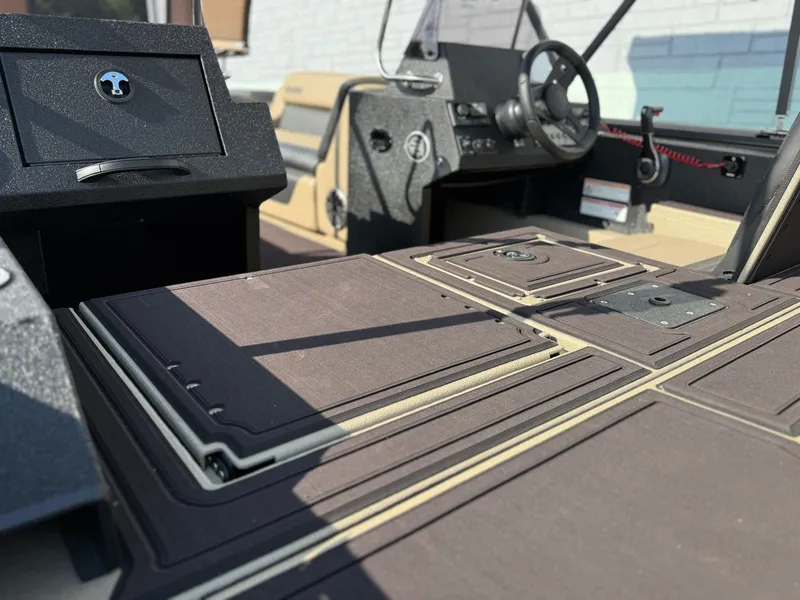 Slide: The Image of Interior view of the 2026 SeaArk Easy 200 boat. - 9
