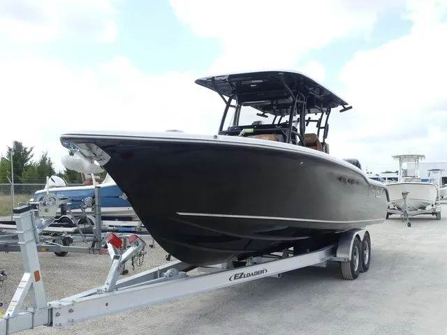 The Image of 2026 Key West 291 FS boat on trailer, side view. - 1