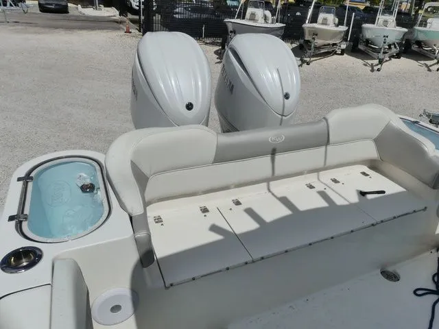Slide: The Image of Key West 263 FS 2024 with dual engines and seating area. - 6