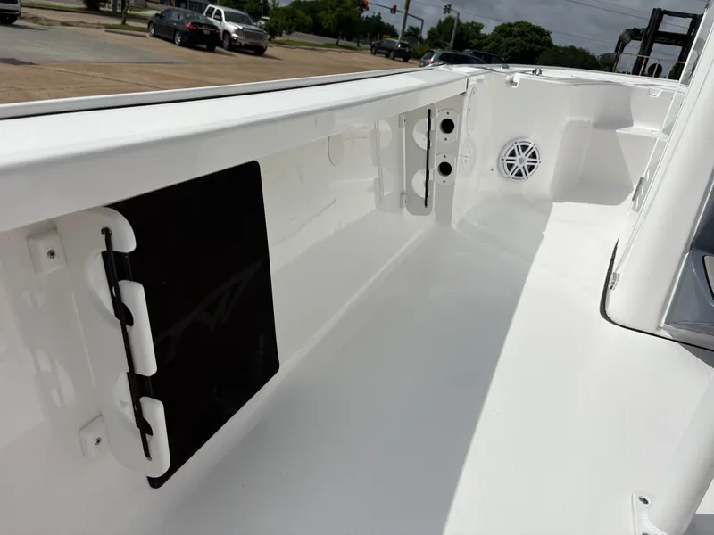 Slide: The Image of Interior view of 2026 Tidewater 2110 Bay Max boat. - 9