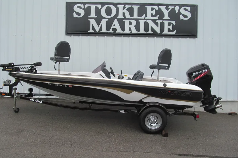 The Image of 2007 Nitro NX 750 SC fishing boat at Stokley's Marine with Mercury engine. - 1