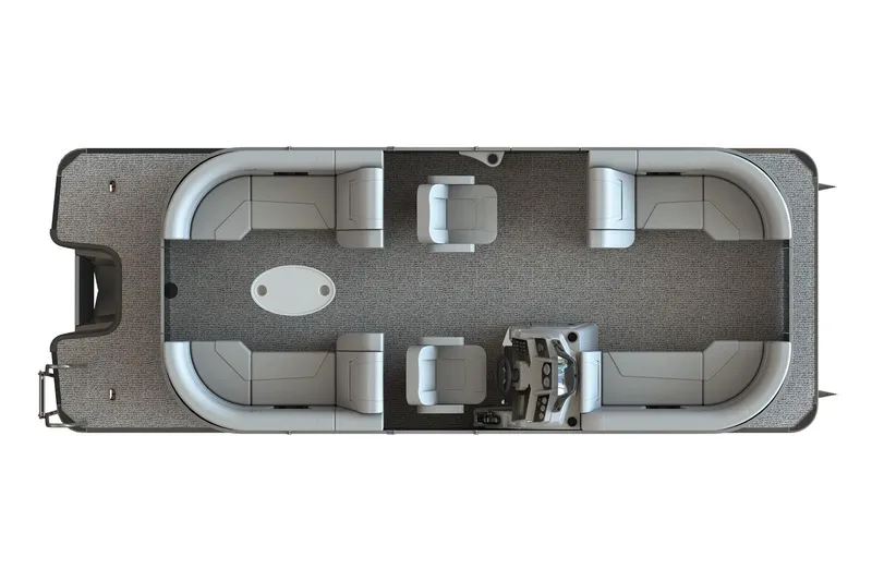 Slide: The Image of Manufacturer Provided Image: Top view of 2026 SunChaser Geneva Sport 23 LR DH pontoon boat interior layout. - 10
