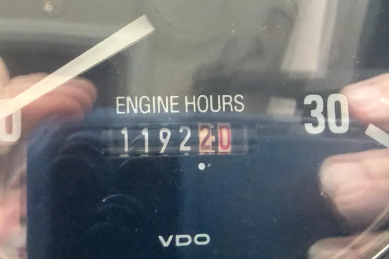 Slide: The Image of Engine hour meter showing 1192.20 hours on a 2002 Tiara Yachts 3800 Open. - 29