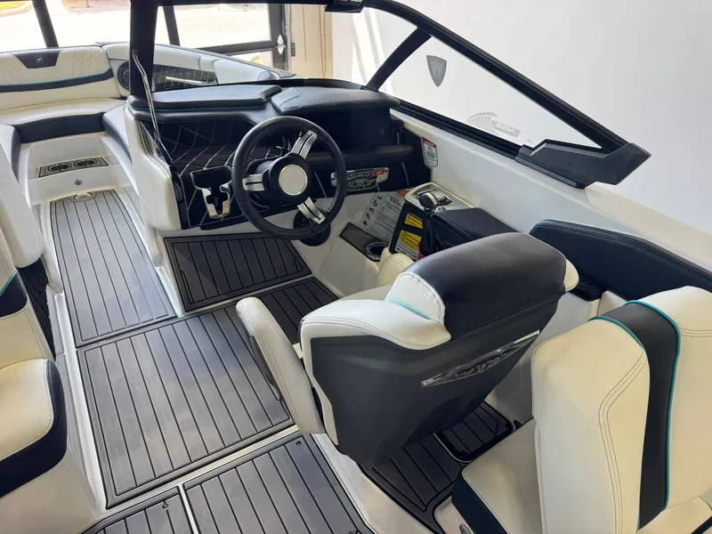 Slide: The Image of Interior of a 2020 Nautique Super Air Nautique GS24 boat. - 24