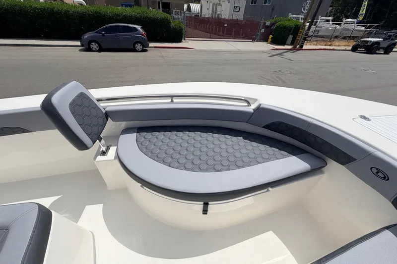Slide: The Image of 2026 Defiance Catalina 210 boat with stylish seating and modern design. - 48