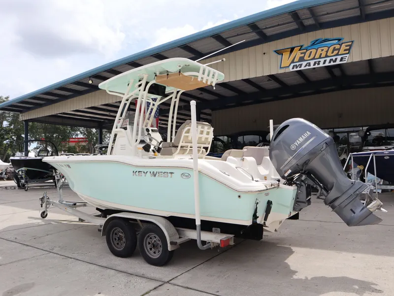 Slide: The Image of 2021 Key West Center Console 219FS boat at VForce Marine. - 9