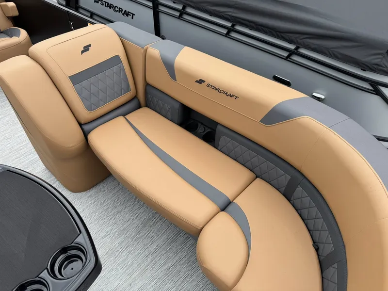 Slide: The Image of Luxurious seating in Starcraft SLS-5 Q DH boat, model 2026. - 20