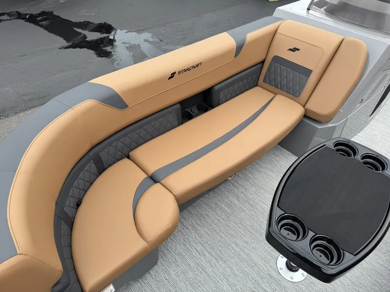 Slide: The Image of Luxurious seating in Starcraft SLS-5 Q DH boat, model 2026. - 30