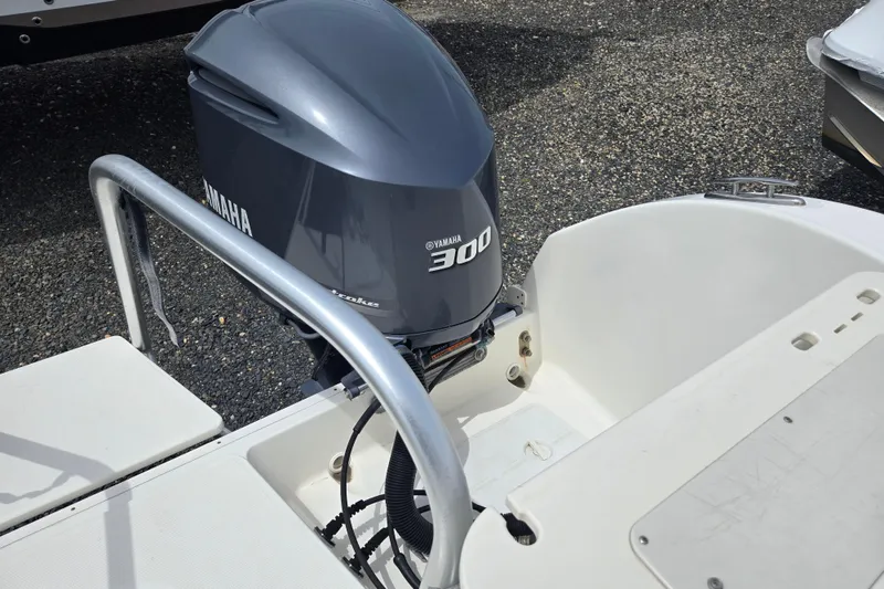 Slide: The Image of 2015 World Cat 295 DC boat with Yamaha 300 outboard motor. - 26