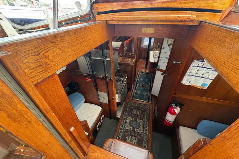 Slide: The Image of Interior of a 1977 Folkes Full Keel Offshore Cutter yacht. - 32