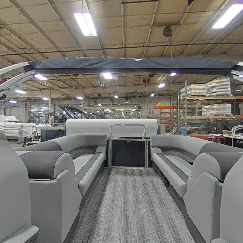 Slide: The Image of Interior of Bennington 22SSR pontoon boat, model year 2026. - 18
