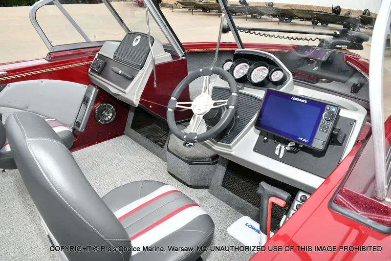 Slide: The Image of Interior of a 2021 Ranger VX1888 WT boat with modern equipment. - 3