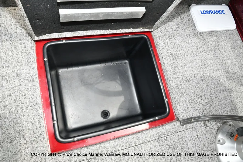 Slide: The Image of 2021 Ranger VX1888 WT boat with storage compartment and Lowrance equipment. - 48