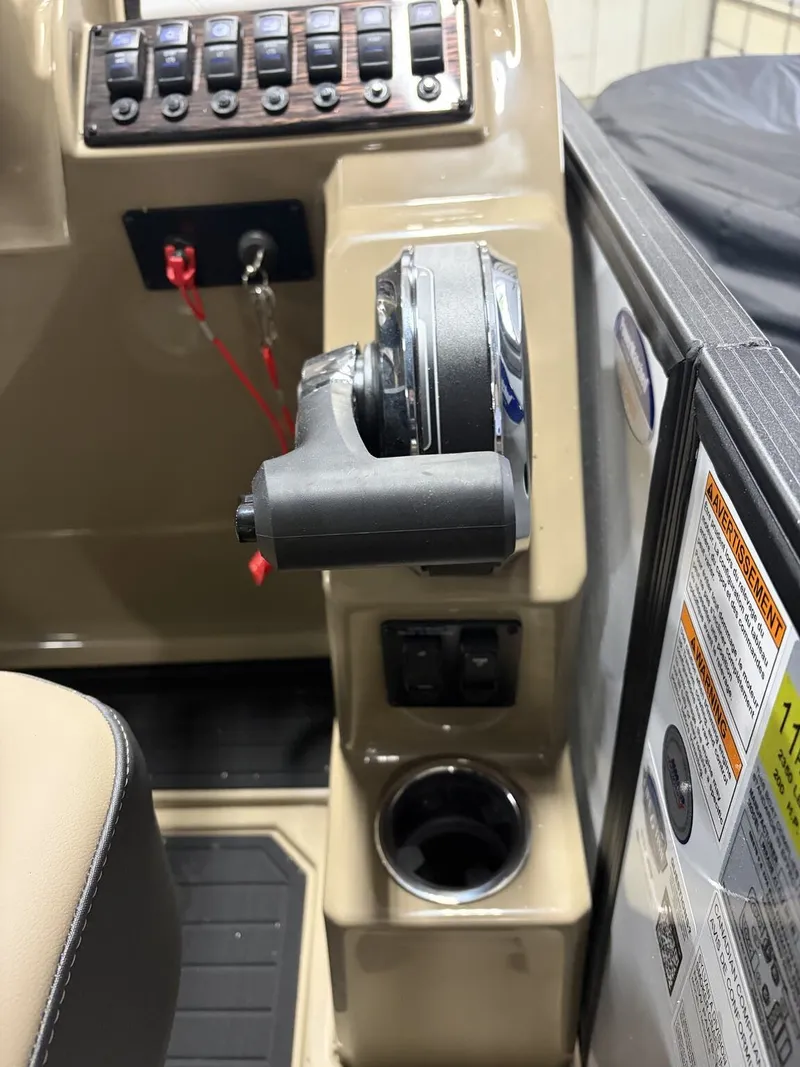 Slide: The Image of Interior of Sylvan Mirage X 2026 with control console. - 11