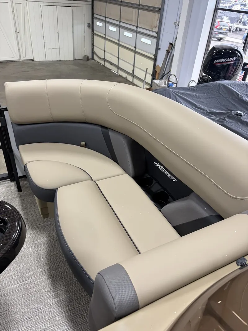 Slide: The Image of Interior of Sylvan Mirage X 2026 with beige seating. - 8