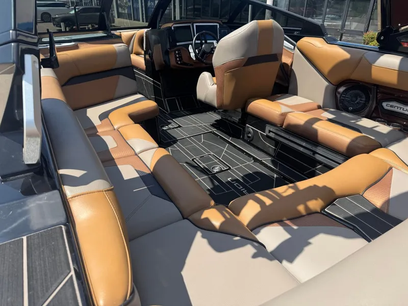 Slide: The Image of Interior of 2023 Centurion Ri230 with luxurious seating. - 10