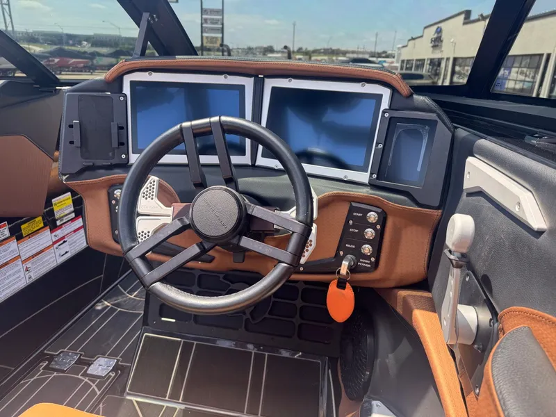Slide: The Image of Interior of 2023 Centurion Ri230 with modern dashboard and steering wheel. - 15