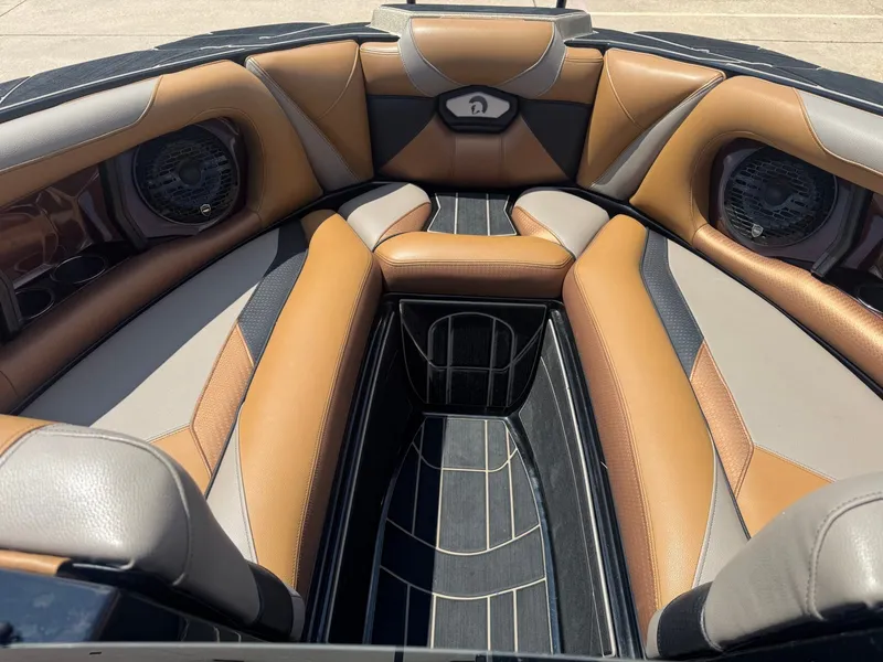 Slide: The Image of Interior of 2023 Centurion Ri230 with luxurious leather seating. - 16