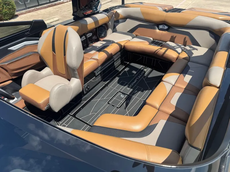 Slide: The Image of Interior of 2023 Centurion Ri230 with luxurious seating. - 18