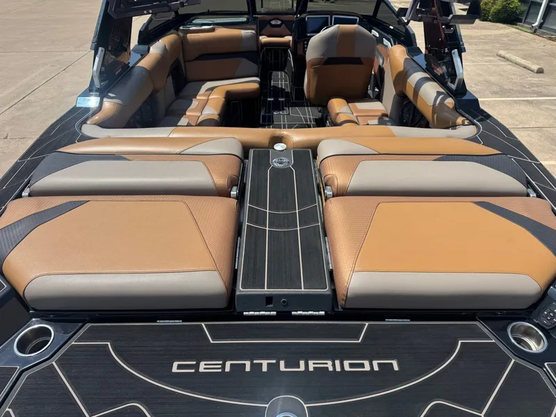 Slide: The Image of Interior of 2023 Centurion Ri230 with luxurious seating. - 7