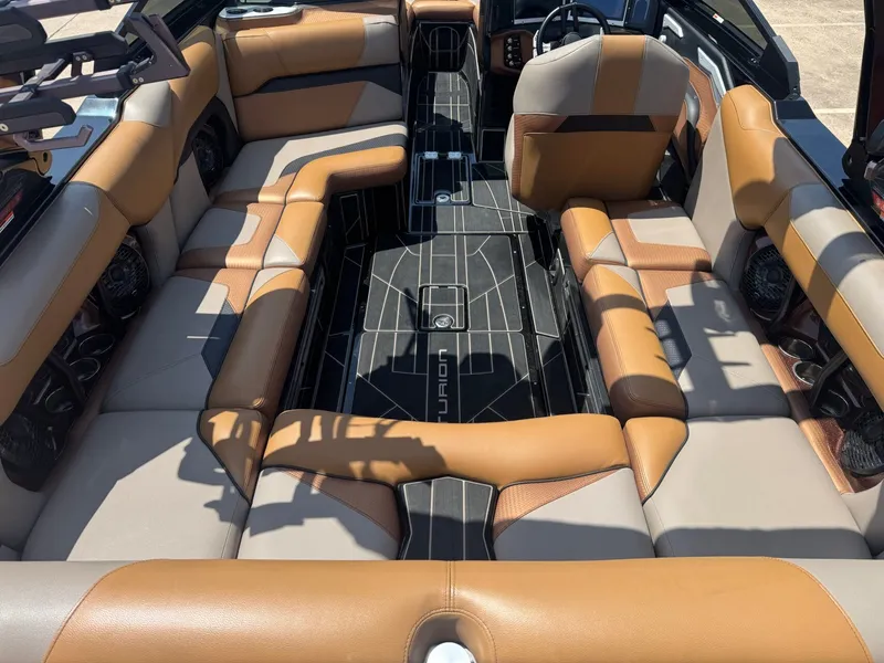 Slide: The Image of Interior of 2023 Centurion Ri230 with luxurious leather seating. - 8