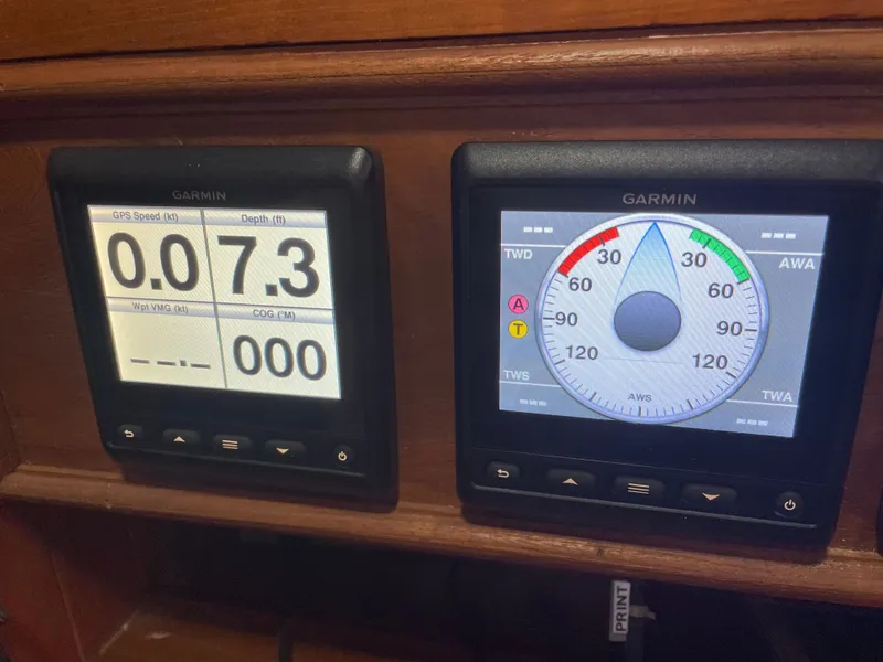 Slide: The Image of Interior of a 1983 Formosa Spindrift 43 yacht. - 30