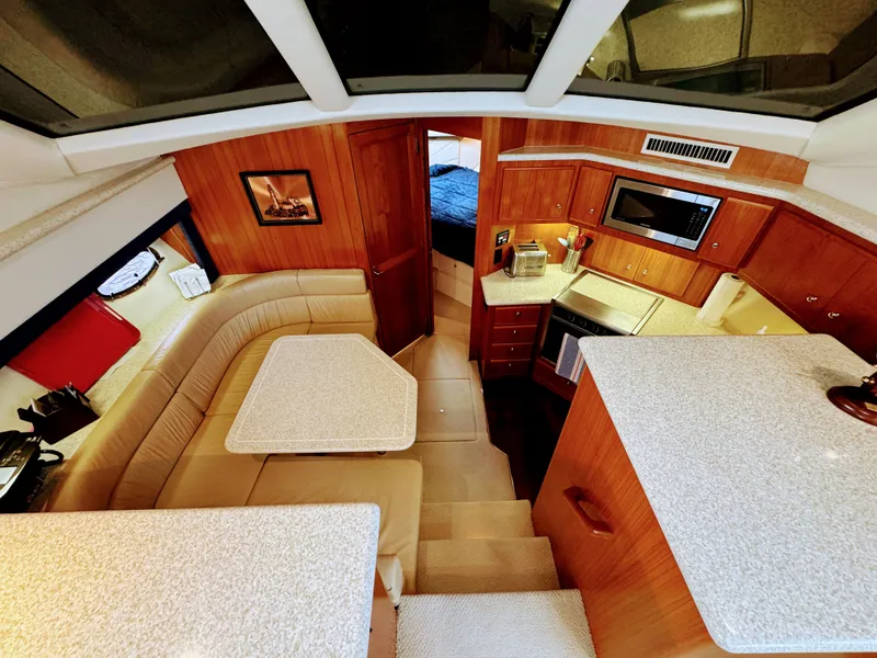 Slide: The Image of Interior of 1999 Carver 406 Aft Cabin Yacht. - 32