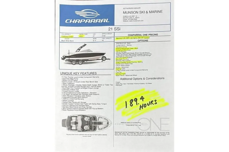 Slide: The Image of Chaparral 21 SSi 2021 - 2