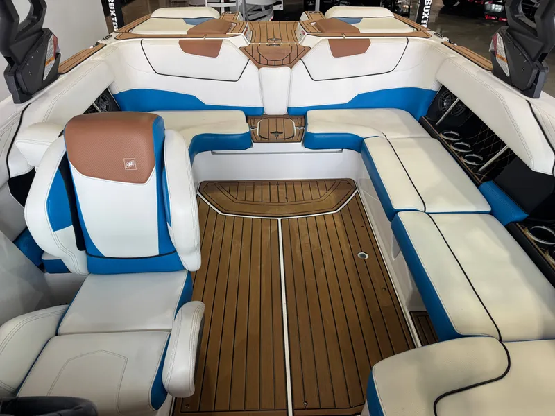 Slide: The Image of Interior of a 2019 Nautique Super Air Nautique GS22 boat. - 22