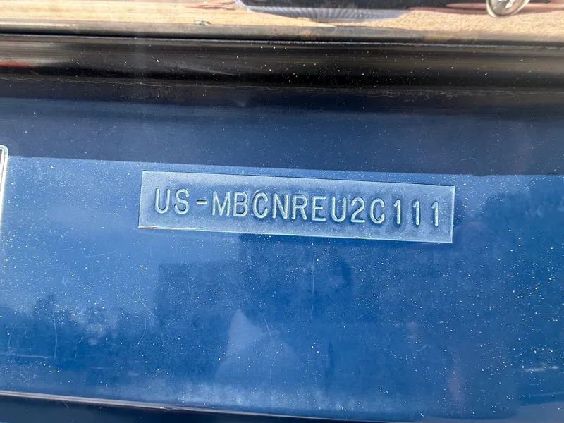 Slide: The Image of Serial number on a 2011 MasterCraft X-2 boat. - 20