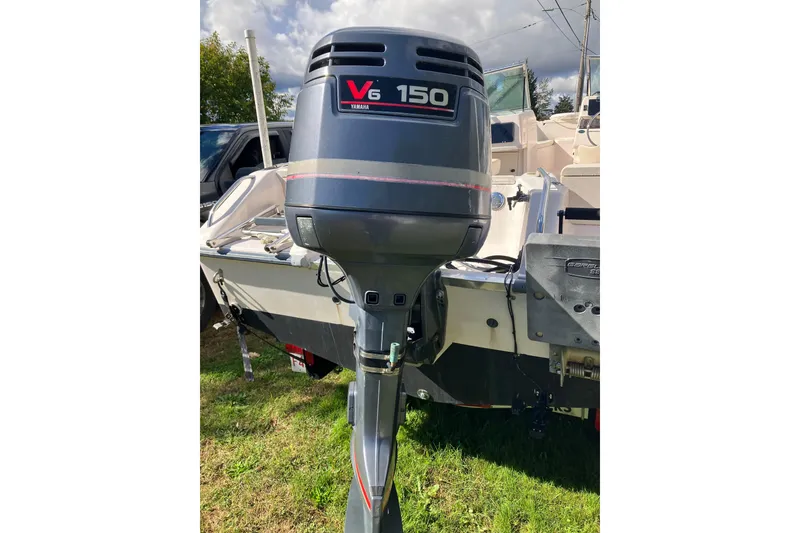 Slide: The Image of 1997 Grady-White Tournament 192 boat with Yamaha V6 150 outboard motor. - 9