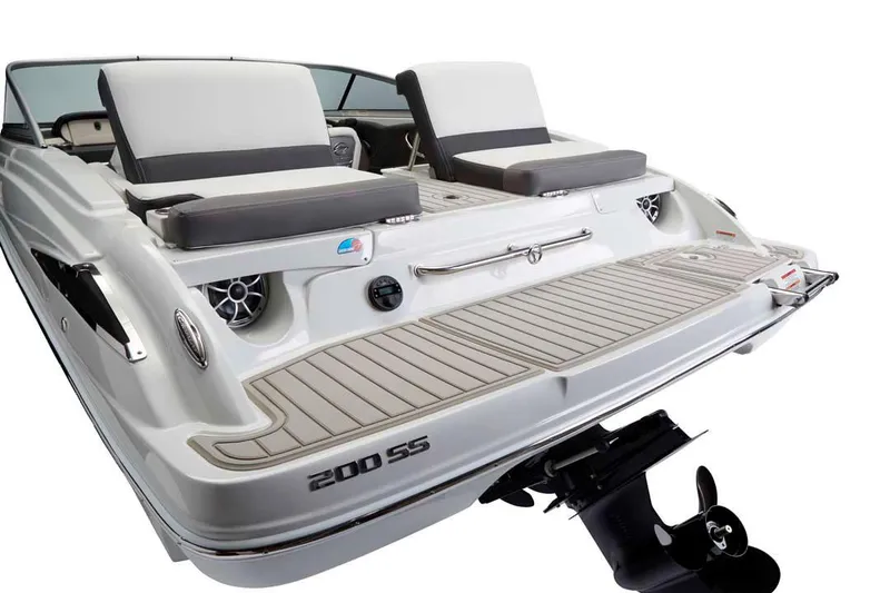 Slide: The Image of Manufacturer Provided Image: 2026 Crownline 200 SS boat with sleek design and comfortable seating. - 8