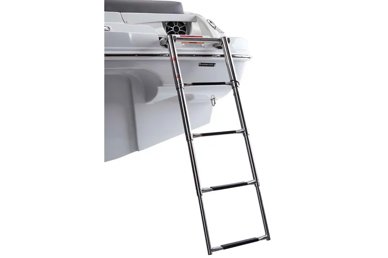 Slide: The Image of Manufacturer Provided Image: 2026 Crownline 200 SS boat with a stainless steel swim ladder. - 9