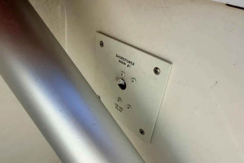 Slide: The Image of Shore power main switch on 2002 Formula 330 Sun Sport boat. - 30